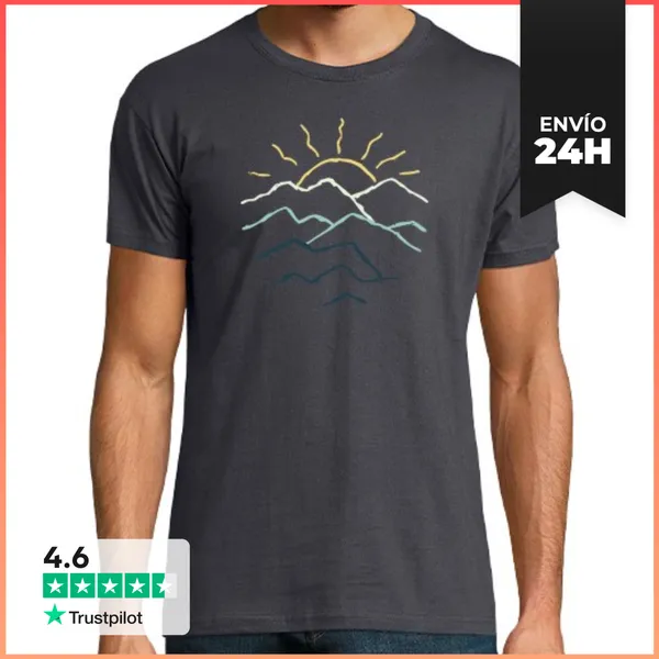 Camiseta Hombre Clásica Montaña LaTostadora