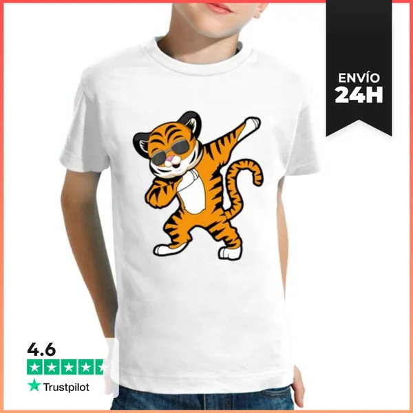 Camiseta Clásica Para Niños Disfraz De Tigre Para Amantes Del