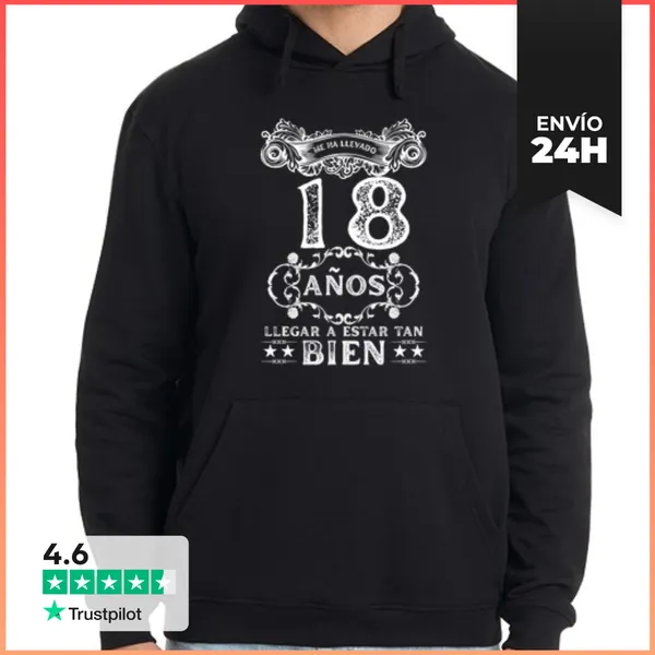 Sudadera Unisex Con Capucha Me Ha Llevado 18 Años Llegar A Estar