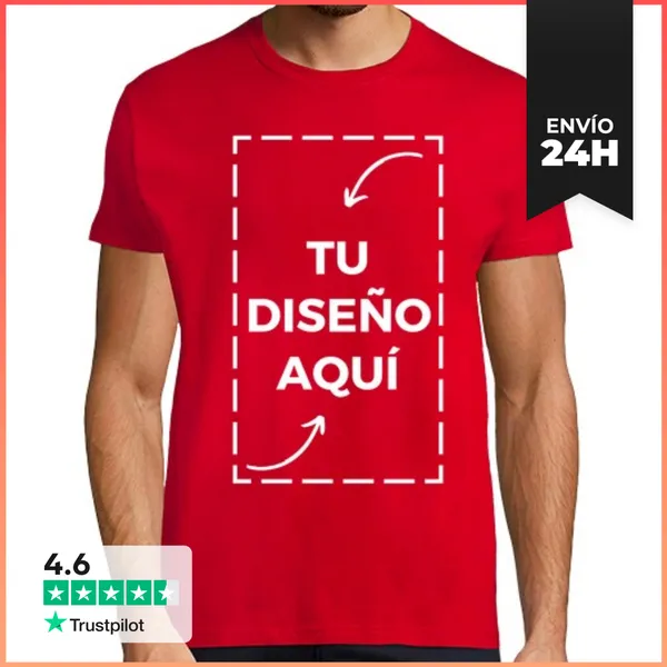 Camiseta Hombre Clásica Camiseta Hombre Personalizada LaTostadora