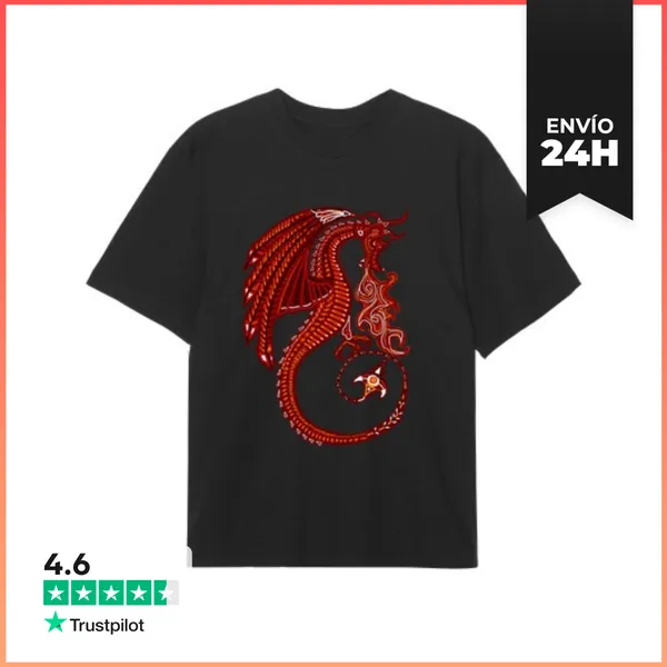 Camiseta Oversize Dragon LaTostadora