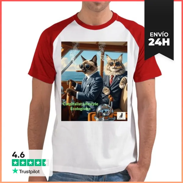 Camiseta Hombre, Estilo Béisbol Estilo De Vida Capitalista