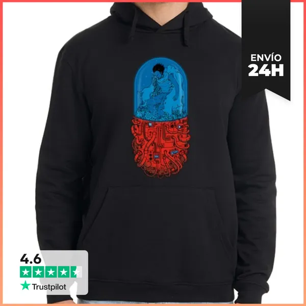 Sudadera Unisex Con Capucha De La Cápsula 41 Akira LaTostadora