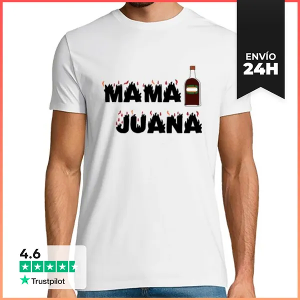 Camiseta Hombre Clásica Mama Juana LaTostadora