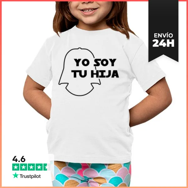 Camiseta Clásica Para Niños Yo Soy Tu Hija LaTostadora