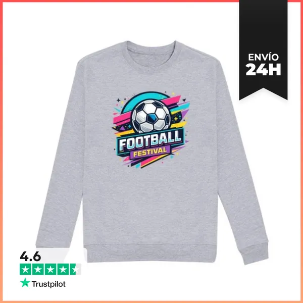 Sudadera Unisex Festival De Fútbol LaTostadora