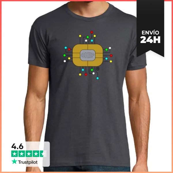 Camiseta Hombre Clásica CHIP LaTostadora