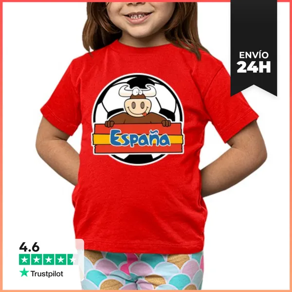 Camiseta Clásica Para Niños Toro De España LaTostadora
