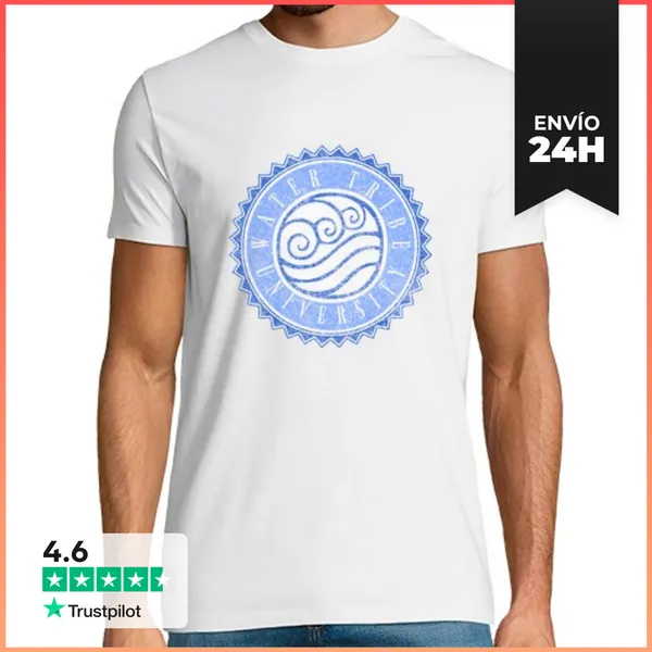 Camiseta Hombre Clásica Water Tribe University LaTostadora