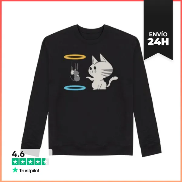 Sudadera Unisex Mouse In Portal LaTostadora