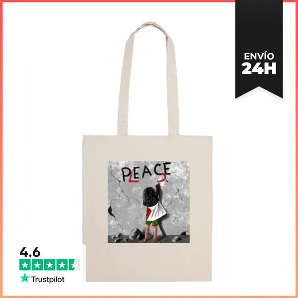 Bolsa De Tela Palestina Peace Please LaTostadora