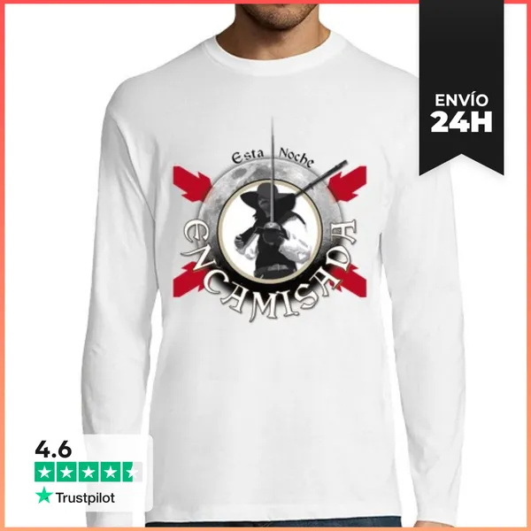 Camiseta Hombre Manga Larga Encamisada Tercios Españoles