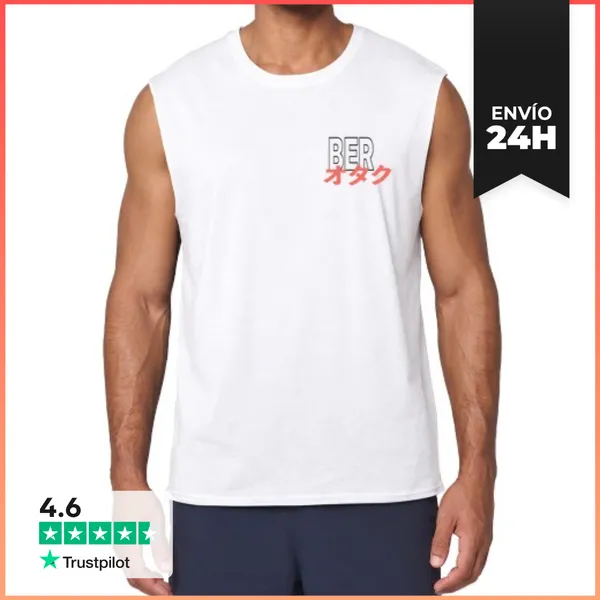 Camiseta Sin Mangas Efecto Manga Camiseta Sin Mangas Berlin
