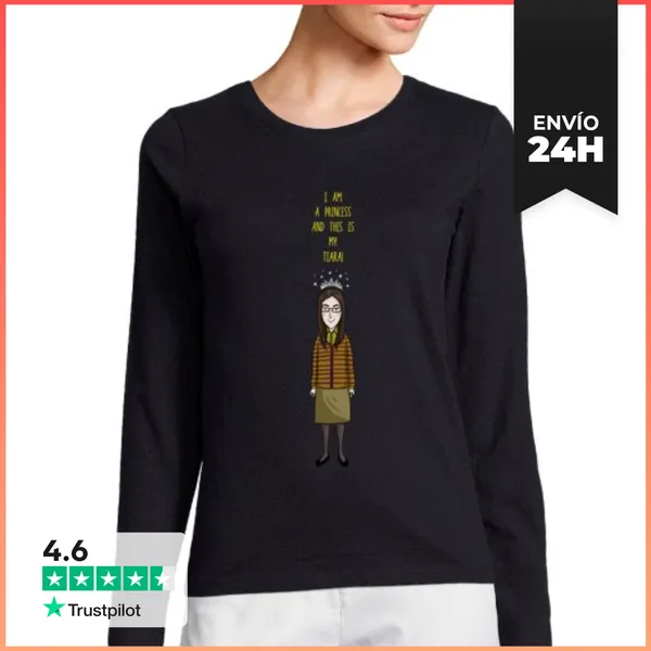 Camiseta Mujer Manga Larga Amy Farrah Fowler LaTostadora