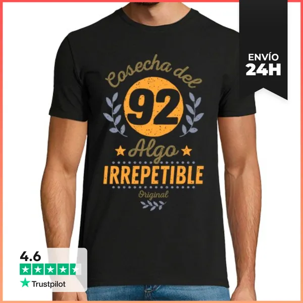 Camiseta Hombre Clásica Cosecha Del 92. Irrepetible LaTostadora