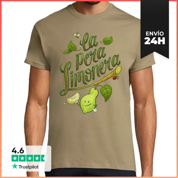 Camiseta Hombre Clásica La Pera Limonera LaTostadora