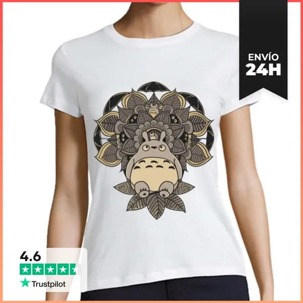 Camiseta Mujer Clásica Mandala Neighbor LaTostadora