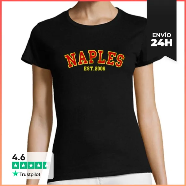 Camiseta Mujer Clásica Nápoles Est 2006 LaTostadora