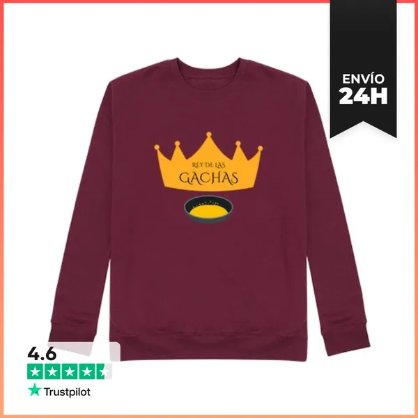Sudadera Unisex Rey De Las Gachas LaTostadora