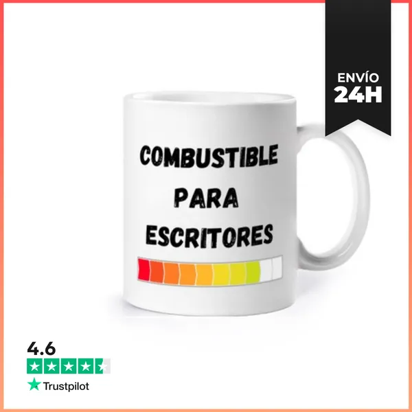Taza Combustible Para Escritores LaTostadora