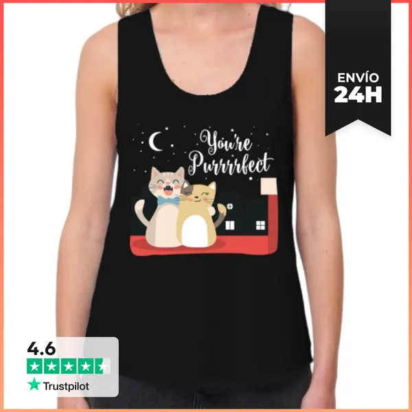 Camiseta Mujer Sin Mangas, Loose Fit Camiseta Tirantes "You're
