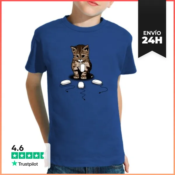 Camiseta Clásica Para Niños Ojos De Gato LaTostadora