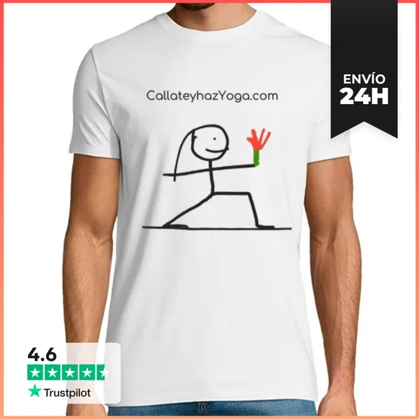 Camiseta Hombre Clásica Hombre, Manga Corta, Blanco, Calidad