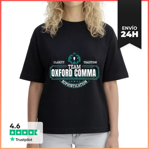 Camiseta Mujer Boxy Divertido Equipo Libro De Gramática De La