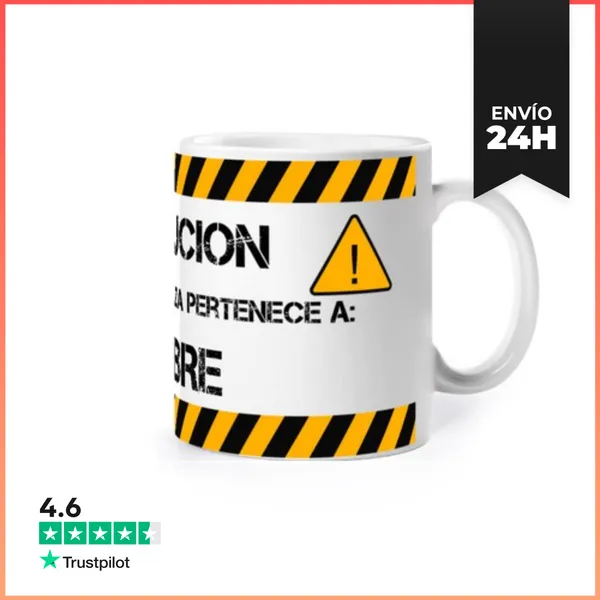 Taza Precaución Muy Personal LaTostadora