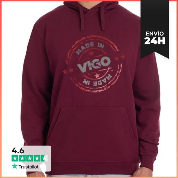 Sudadera Unisex Con Capucha Vigo LaTostadora
