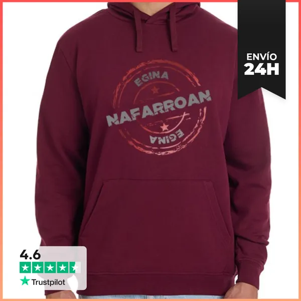 Sudadera Unisex Con Capucha Egina Nafarroan LaTostadora