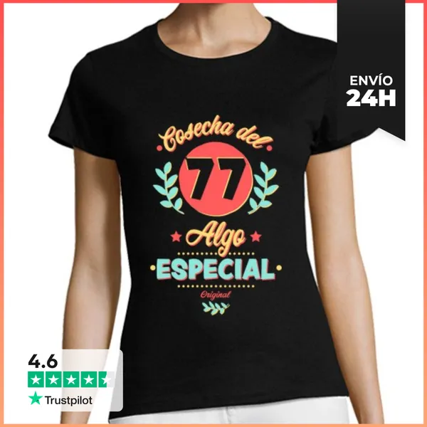 Camiseta Mujer Clásica Cosecha Del 77 LaTostadora