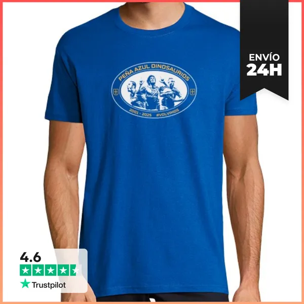 Camiseta Hombre Clásica Pecho Dinos LaTostadora