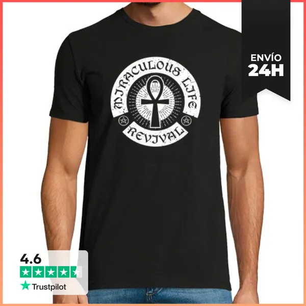 Camiseta Hombre Clásica El Símbolo Egipcio De La Vida LaTostadora