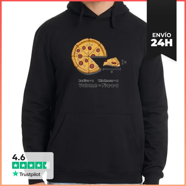 Sudadera Unisex Con Capucha Formula De La Pizza LaTostadora