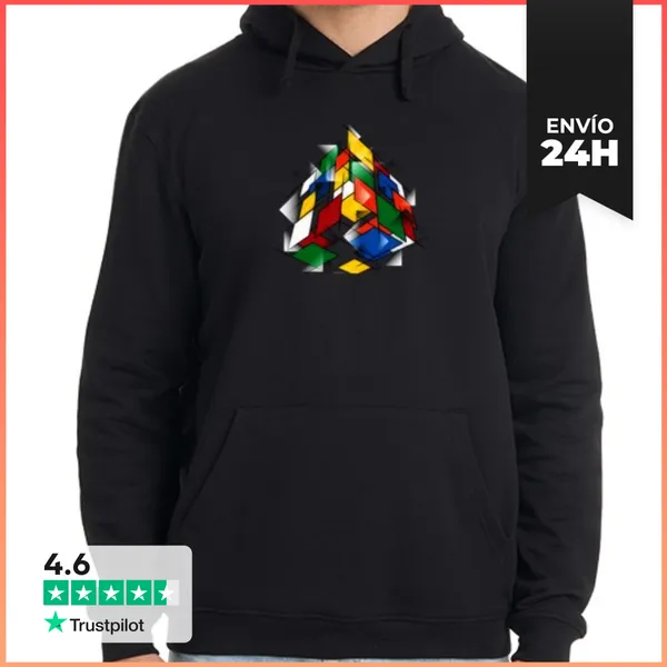 Sudadera Unisex Con Capucha Ribik's Cubism LaTostadora