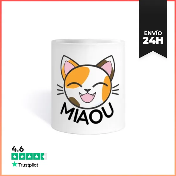 Taza Miau Cara De Gato LaTostadora