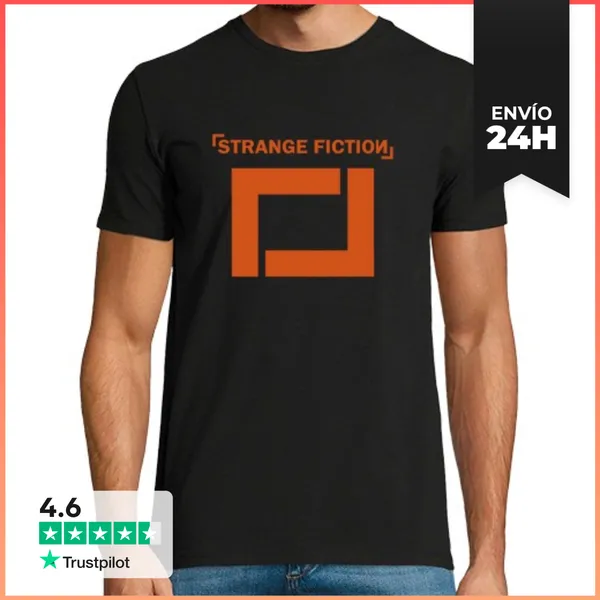 Camiseta Hombre Clásica Camiseta Manga Corta Negra De Chico /