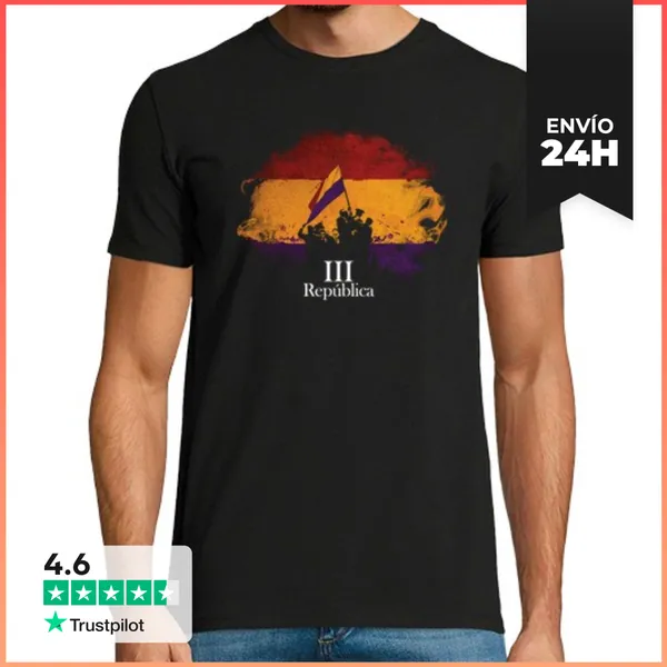 Camiseta Hombre Clásica III República LaTostadora