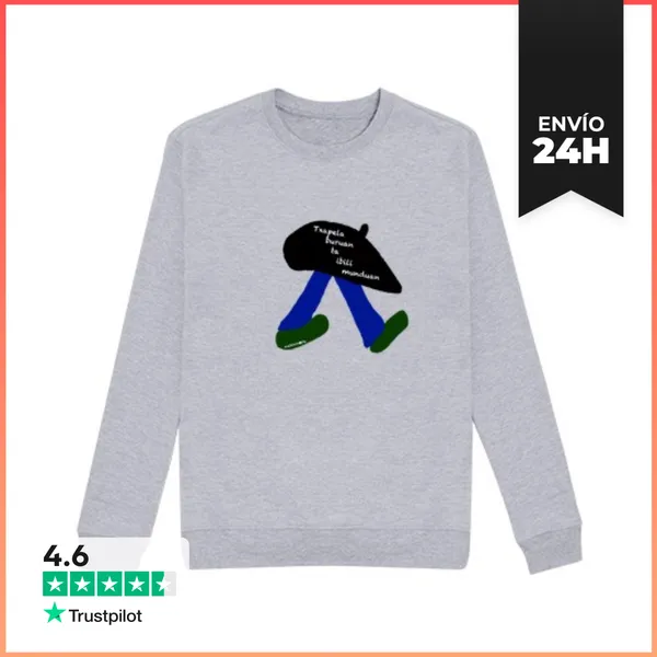 Sudadera Unisex TXAPELA BURUAN LaTostadora