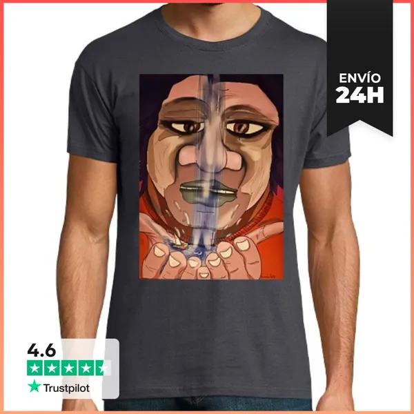 Camiseta Hombre Clásica El Mar En La Mano LaTostadora