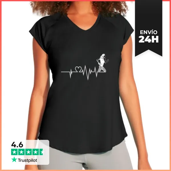 Camiseta Deportiva Mujer Corredor De Cardio LaTostadora