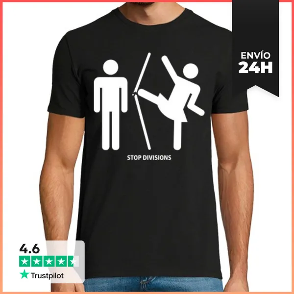 Camiseta Hombre Clásica Stop Divisions LaTostadora