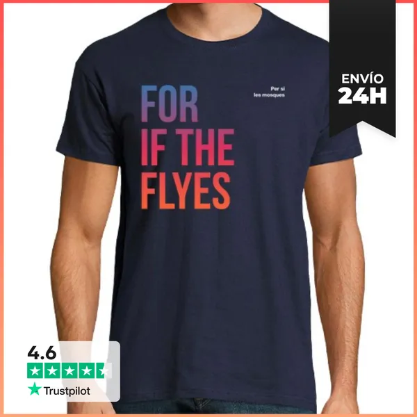 Camiseta Hombre Clásica Per Si Les Mosques LaTostadora