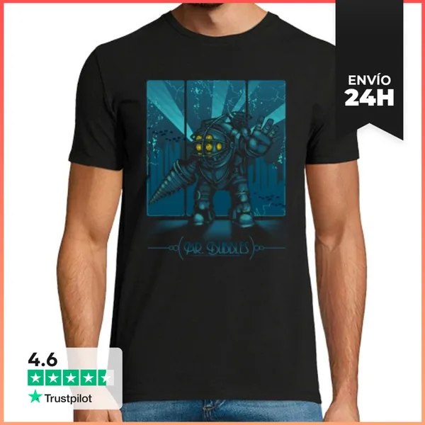 Camiseta Hombre Clásica Mr. Bubbles LaTostadora