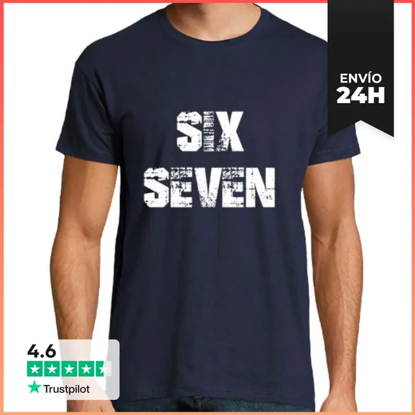Camiseta Hombre Clásica Seis Siete LaTostadora