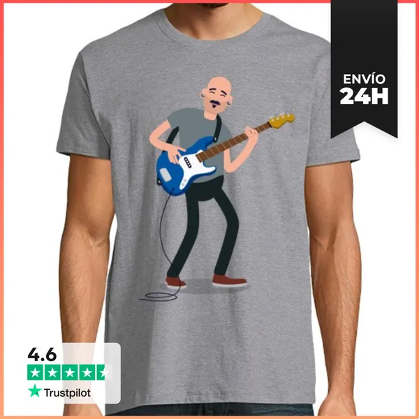 Camiseta Hombre Clásica Bajista LaTostadora