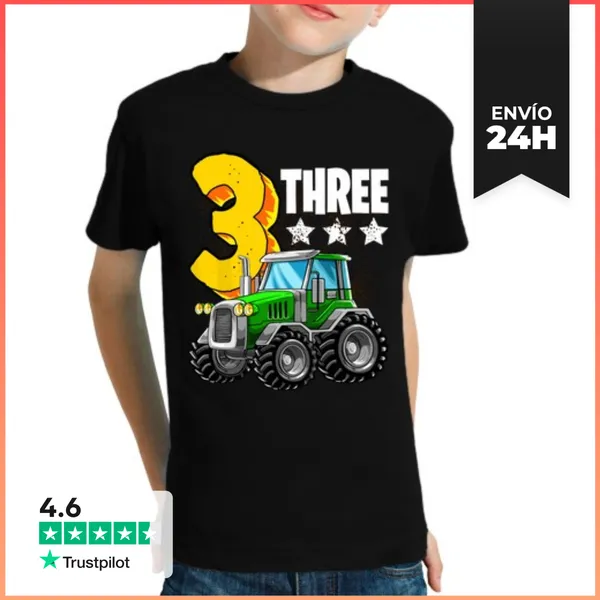 Camiseta Clásica Para Niños Tercera Fiesta De Cumpleaños Del