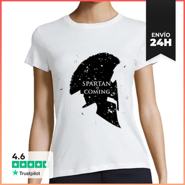 Camiseta Mujer Clásica Spartan Is Coming LaTostadora