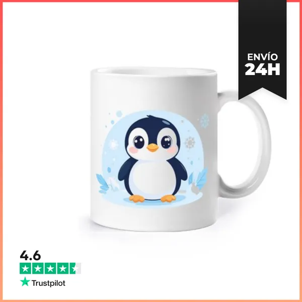 Taza Pingüino Kawaii LaTostadora